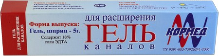 02.05 - Гель для расширения каналов, шприц – 5 г, канюля – 1 шт.