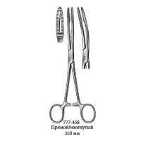 Корнцанг прямой/изогнутый 200 мм (458)